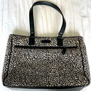 Vera Bradley leopard work tote